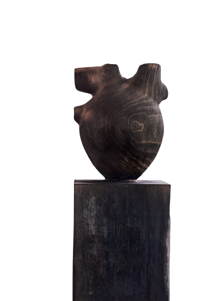 HEART OF THE WORLD, Alice Springs, (Oceania), 2021, cedar 31”