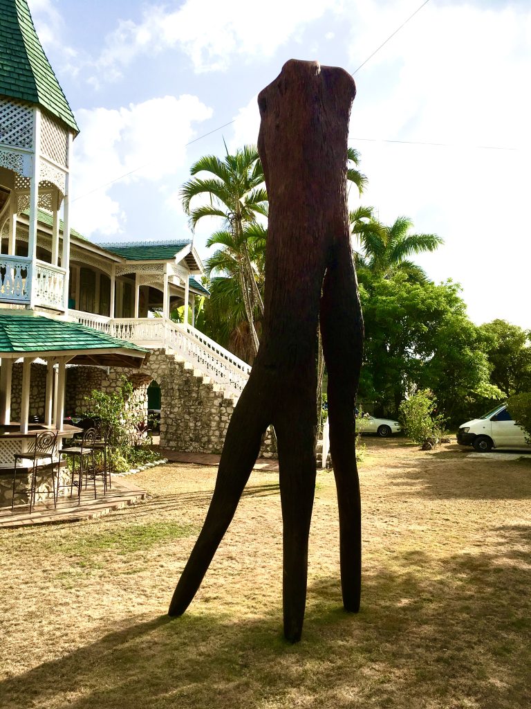 WALKING TREE, 2015, cedar, 15’