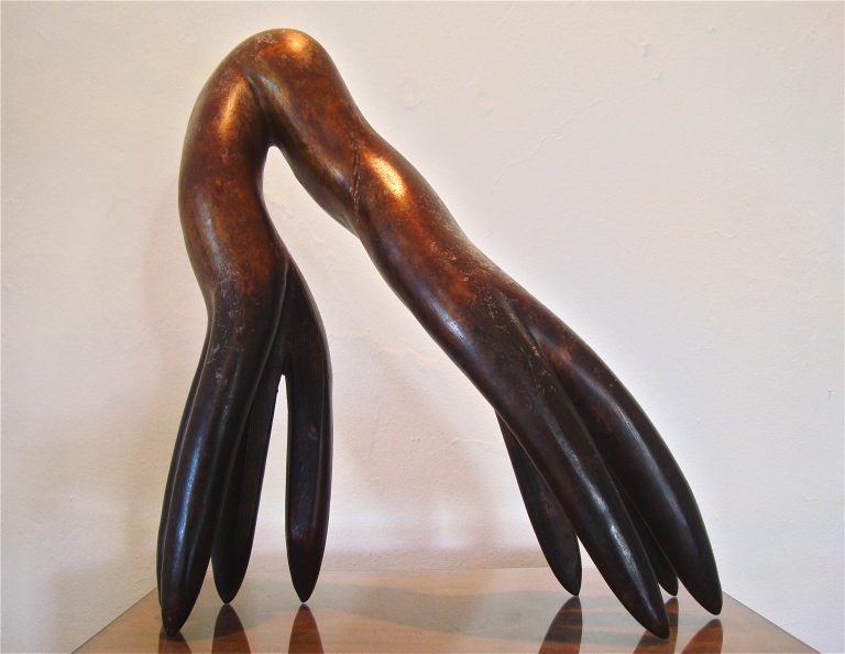 DAUGHTER OF COMB, 2010, bronze, 14” x 13” x 5”