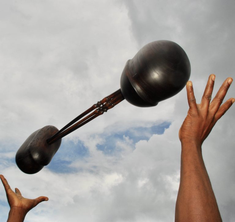 WEIGHING OF THE HEART, 2009, cedar, furniture fragments, 7" x 31" x 11"