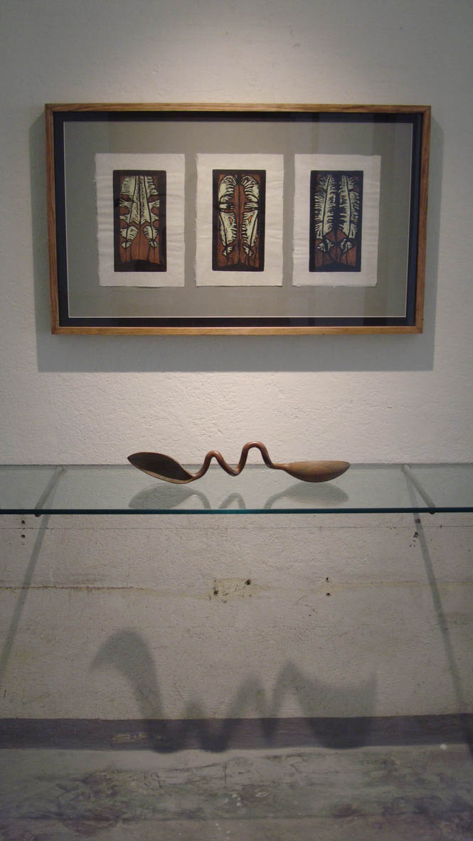 PROPEL, 2010, lignum vitae, 5" x 22"