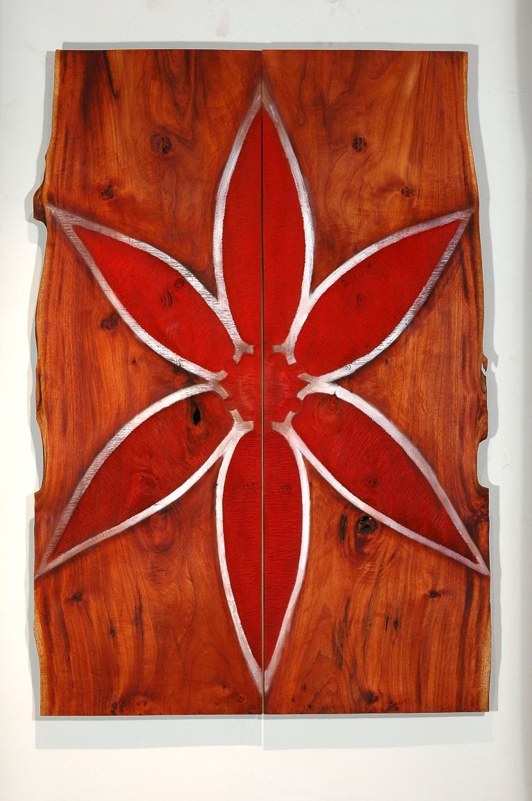 STAR, 2006, cedar, 50” x 72” x 1¼”