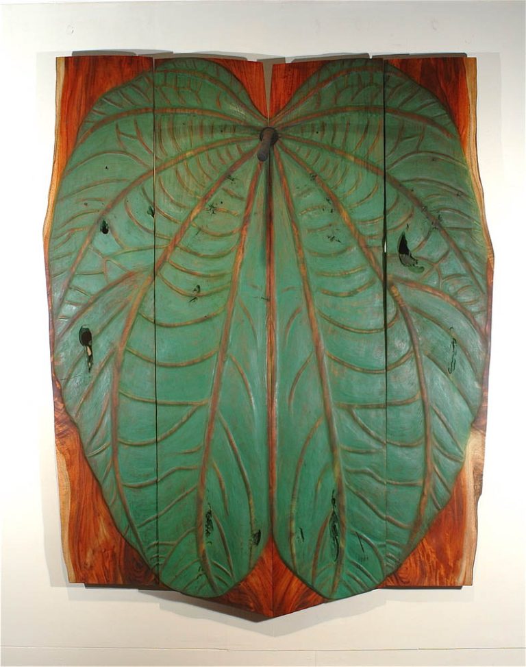 BULL FOOT, 2006: cedar, 76” x 94” x 1¼”