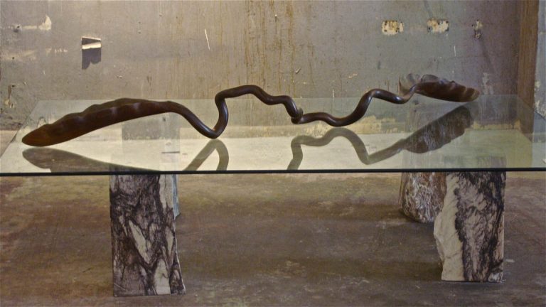 PROPEL HER, 2010, lignum vitae, 70"