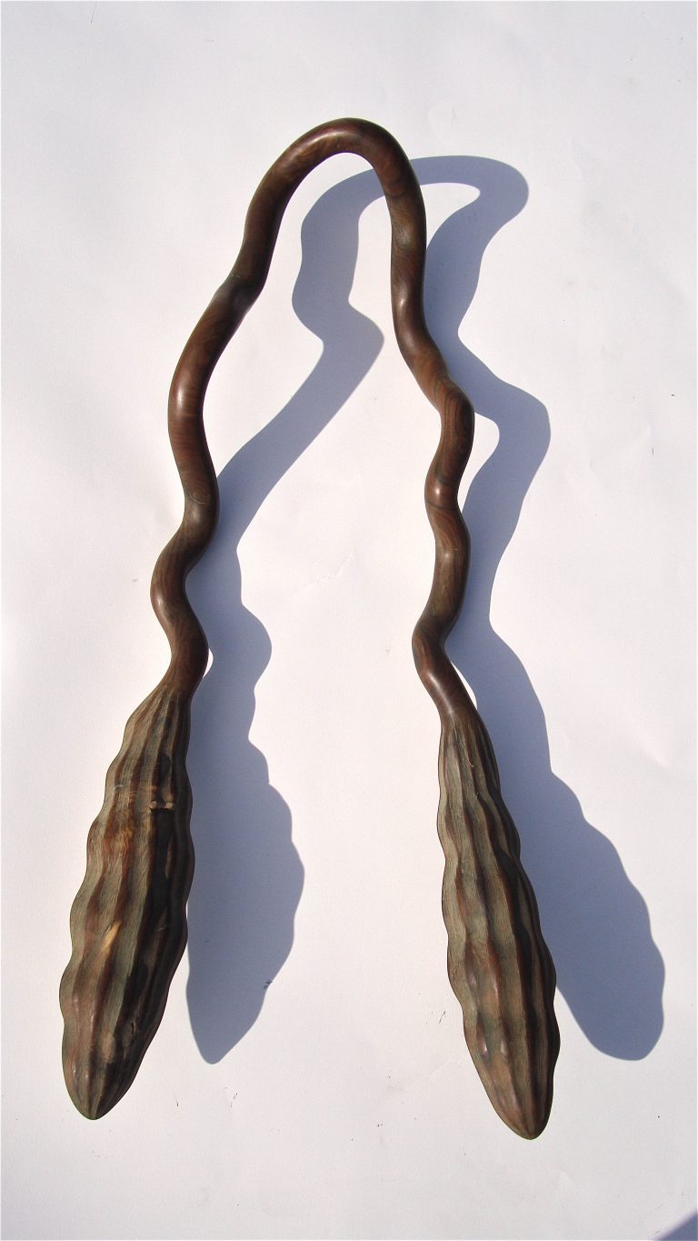 PROPEL HER 2, 2010, lignum vitae, 36" x 12" x 5"