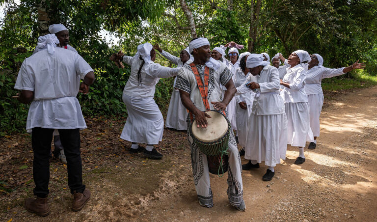 Melda Dalling and the St Ann Senior Citizens  Cultural Group